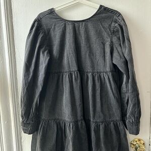 Versona Black Casual Jean Dress